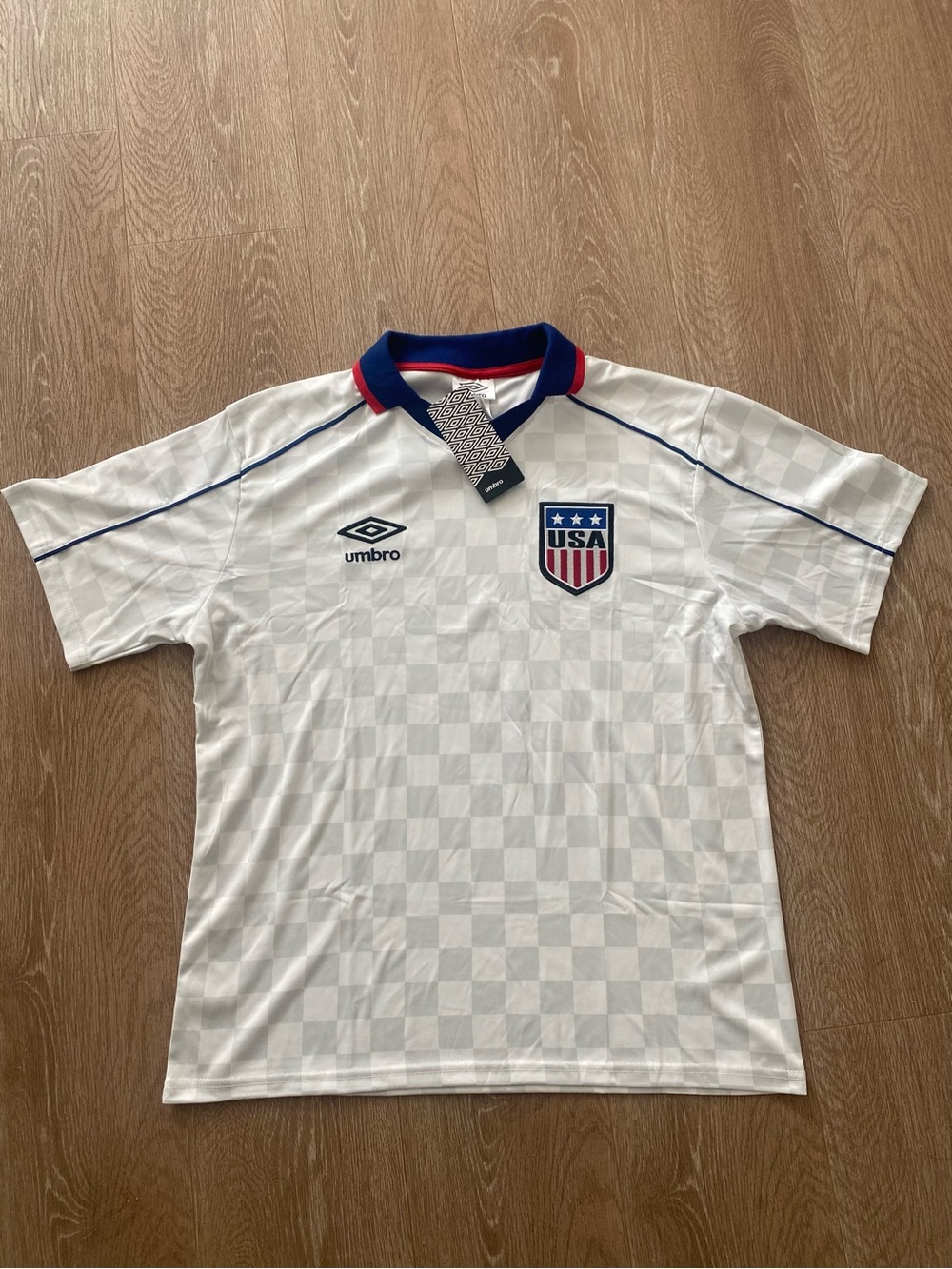 NWT Umbro vintage USA United States team soccer jersey polo
